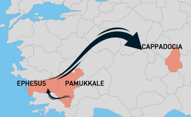 4 Day Cappadocia Pamukkale Ephesus Highlights Tour 4 Day – 3 Nights