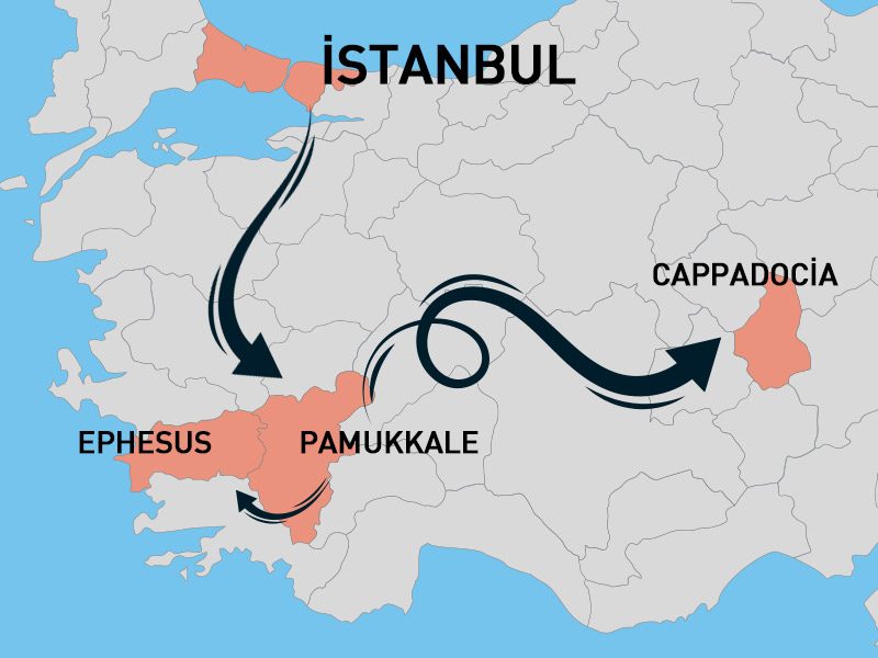 Triangle Turkey Tour (8 Days – 7 Nights)